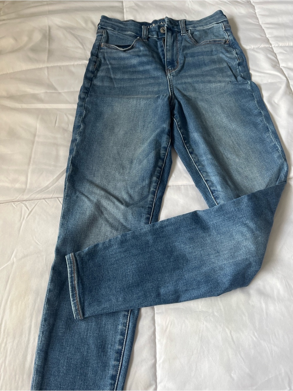 American Eagle Outfitters Skinny Jeans in Blue Wash